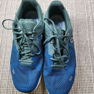 On‎ Running Shoes Mens Size 10 Blue CloudTec Helion Low Top Athletic Running
